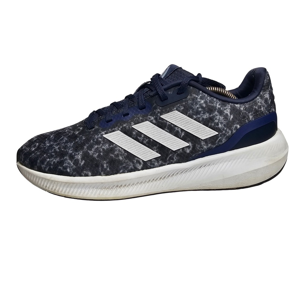 Adidas Runfalcon 2.0 Mens 10.5 Navy Blue Graphic Running Shoes Sneakers - Picture 4 of 11